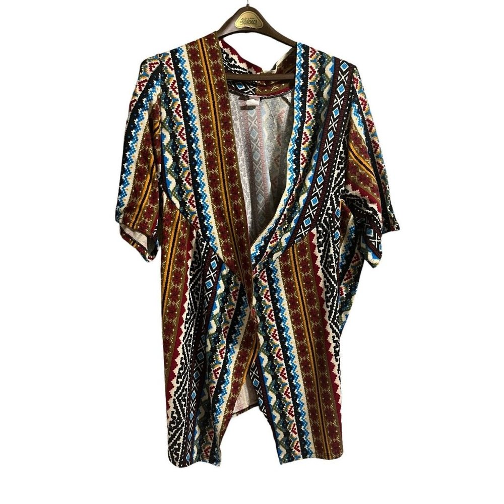 Pretty Young Thing Aztec cardigan Size XL Made In USA Western Boho